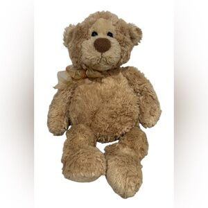 Gund Manni Plush Teddy Bear Tan Stuffed Animal Toy #015015